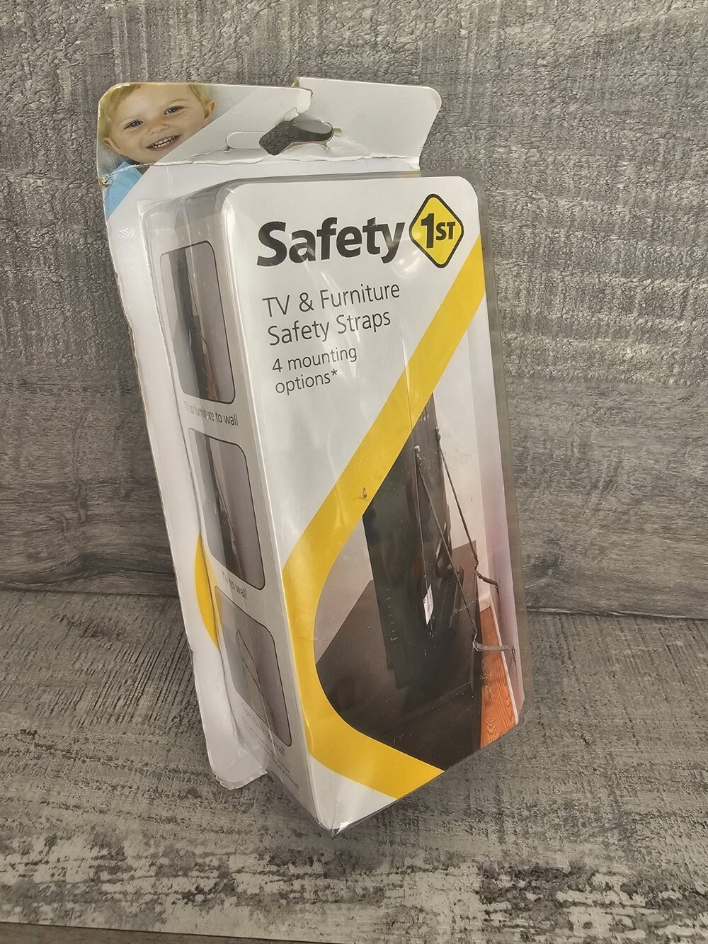 TV & Furniture Tipping Safety Straps w/ 4 Mounting Options Safety 1st First